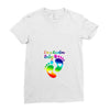 I'm a Rainbow Baby Ladies Fitted T-Shirt