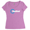 top dad mens funny novelty Women's Triblend Scoop T-shirt