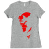 superhero cool Ladies Fitted T-Shirt