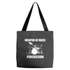 weapon of mass percussion Tote Bags
