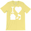 i love house music dj baseball T-Shirt