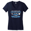 I Love Someone with Prostate Cancer to The Moon and Back to Infinity Women's V-Neck T-Shirt