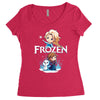 frozen Women's Triblend Scoop T-shirt