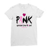 pink spread the hope Ladies Fitted T-Shirt