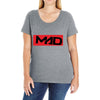 LOVE IS SO MAD Ladies Curvy T-Shirt