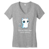 bad kitty Women's V-Neck T-Shirt