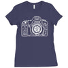 photographer camera Ladies Fitted T-Shirt
