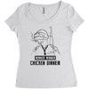 Pubg Winner Women's Triblend Scoop T-shirt