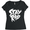 Stay Rad Women's Triblend Scoop T-shirt