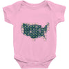 periodic table of the states Baby Onesie