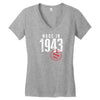 Made In 1943 All Original Parts Women's V-Neck T-Shirt