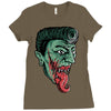 zombie Ladies Fitted T-Shirt