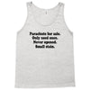funny t shirt parachute for sale only used once never opened small sta Tank Top