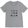 WE DON'T BELIEVE WHAT'S ON TV V-Neck Tee
