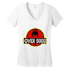 Over 9000 DBZ Vegeta Women's V-Neck T-Shirt