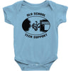 old school tech support Baby Onesie