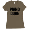 Piano Dude Ladies Fitted T-Shirt