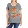 teachers love brains Ladies Curvy T-Shirt