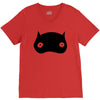 black owl V-Neck Tee