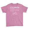 Cycopath Noun Youth Tee