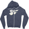 funny rude sperm bj ideal birthday gift or presen Zipper Hoodie