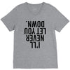 i'll never let you down V-Neck Tee