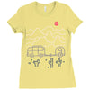 van desert Ladies Fitted T-Shirt