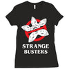 Strange Busters Ladies Fitted T-Shirt