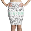 go vegan 3 Pencil Skirts