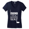 nerdy in a good way 2 Women's V-Neck T-Shirt