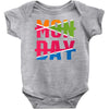 monday crossed out Baby Bodysuit