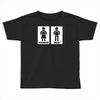 restroom sign sticker vinyl decal Toddler T-shirt