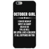 Super October Girl iPhone 6/6s Case