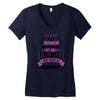 All Women Created Equal But The Best Born In November Women's V-Neck T-Shirt