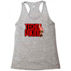 funny techno viking 3, ideal birthday present or gift Racerback Tank