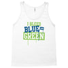 i bleed blue and green Tank Top