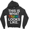 This Is What Trans Looks Like Zipper Hoodie
