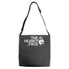 husky face Adjustable Strap Totes