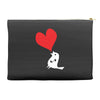 bird love heart animal graph note music party pop art gift Accessory Pouches