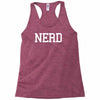 nerd printed Racerback Tank