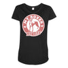my boxer my bff Maternity Scoop Neck T-shirt