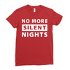 No More Silent Nights Ladies Fitted T-Shirt