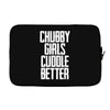 chubby girls cuddle better Laptop sleeve