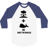nuke the whales 3/4 Sleeve Shirt