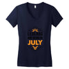 Legends are born in July Women's V-Neck T-Shirt