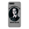 on wednesdays we wear black iPhone 7 Plus Case