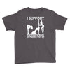 i support single moms Youth Tee