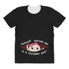 October Peeking Out Baby Girl All Over Women's T-shirt