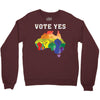 Vote Yes, Australian Marriage Equality Crewneck Sweatshirt