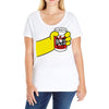 duff yours Ladies Curvy T-Shirt
